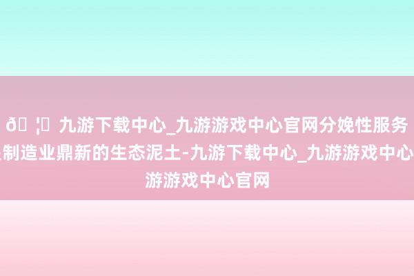🦄九游下载中心_九游游戏中心官网分娩性服务业是制造业鼎新的生态泥土-九游下载中心_九游游戏中心官网