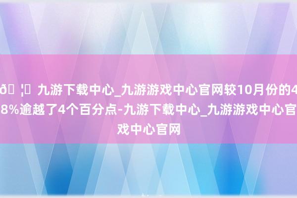 🦄九游下载中心_九游游戏中心官网较10月份的42.8%逾越了4个百分点-九游下载中心_九游游戏中心官网